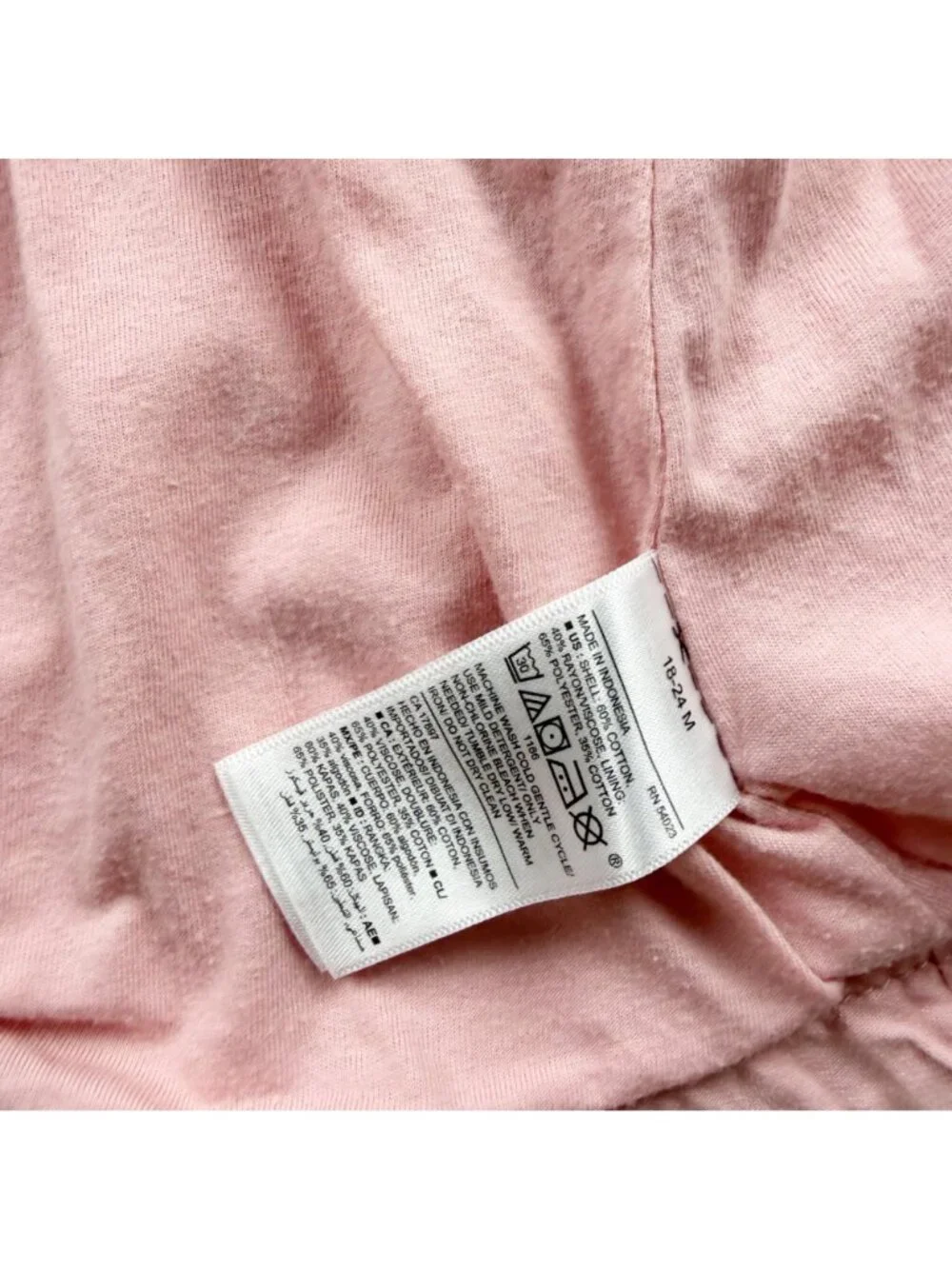 Old Navy Baby Girls Hooded Pink Lightweight Jacket Snap Front 18-24 Months